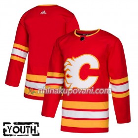 Calgary Flames Dresy Blank Alternate 2018-2019 Adidas Authentic - Dětské